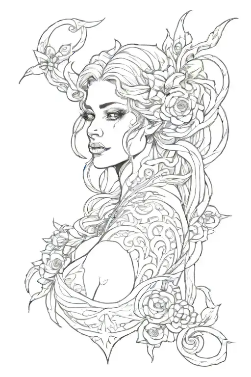 Lillith tattoo design idea