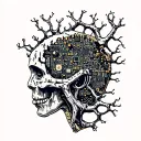 Motherboard neuron tattoo design idea