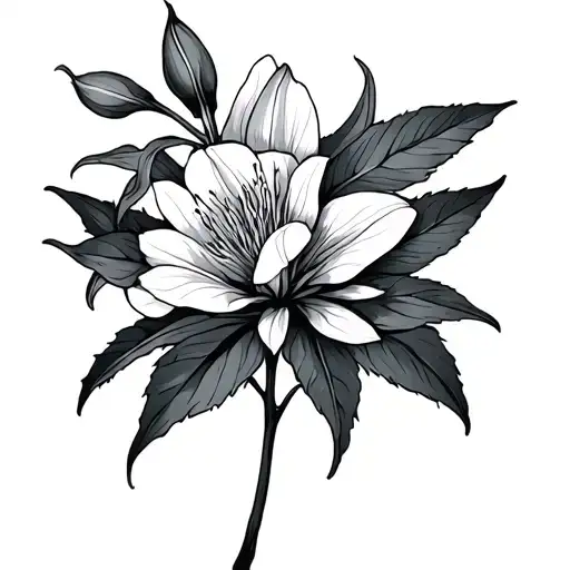 Fireweed tattoo design idea