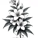 Fireweed tattoo design idea