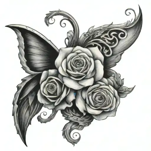 forever and always tattoo design idea