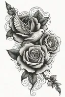 dove rose miscarriage tattoos tattoo design idea