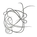 calligraphy L M D J overlap no frills tattoo design idea