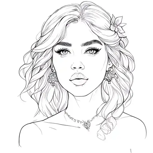 Lesbian tattoo design idea