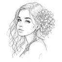 Lesbian tattoo design idea