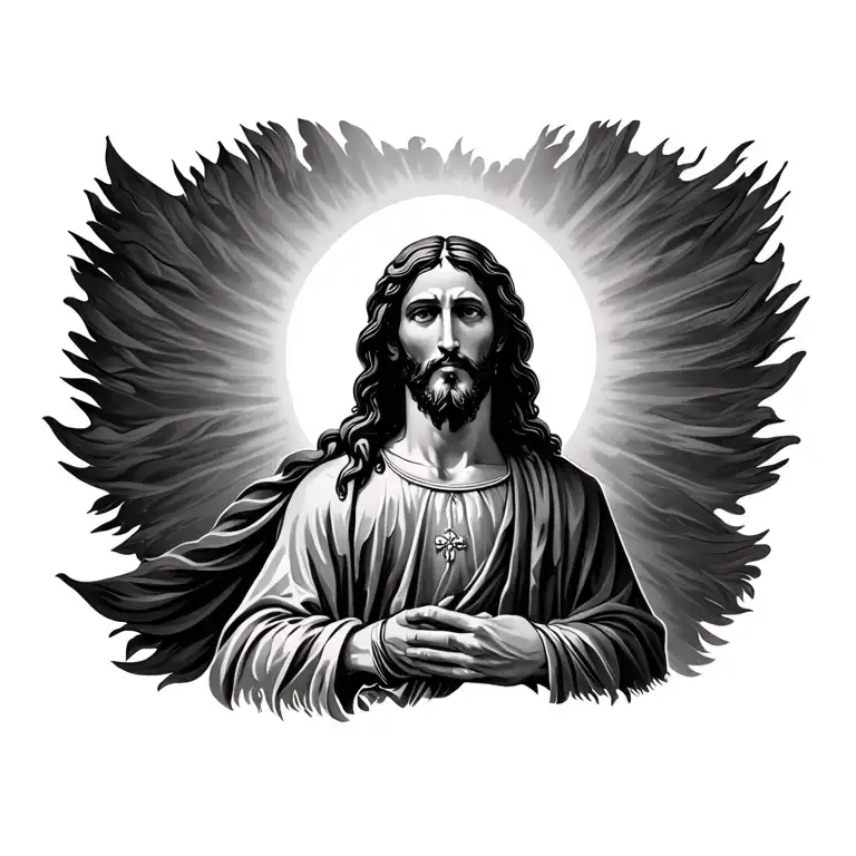 Jesus Christ tattoo design idea