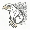 Psyduck exploding headache tattoo design idea