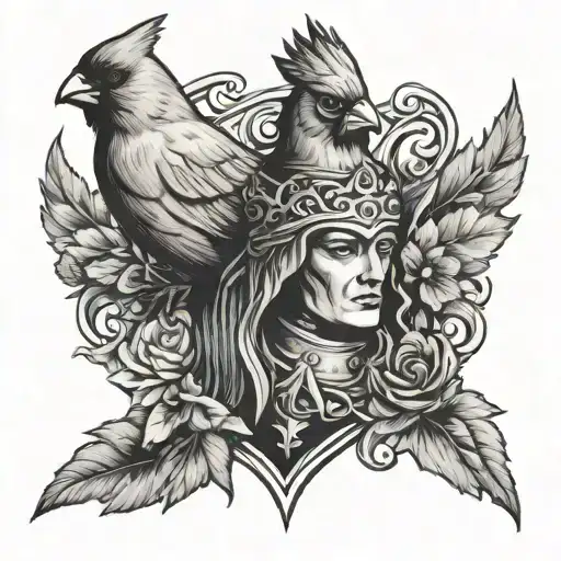 Cardinal Virtues tattoo design idea