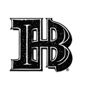 cattle brand using a capital B and a capital H placed with the B inverted so the back is against the leg of the H tattoo design idea
