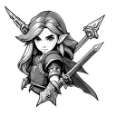 zelda tattoo design idea