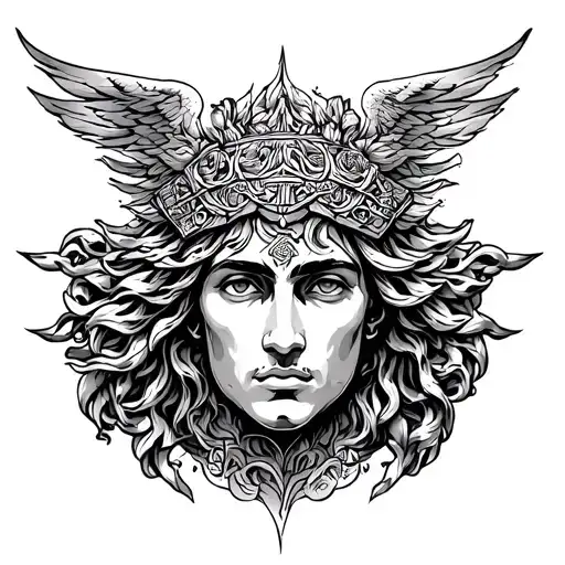 Greek mythology inspired tattoo patch work design from fore arm. tattoo with meaning  tattoo design idea