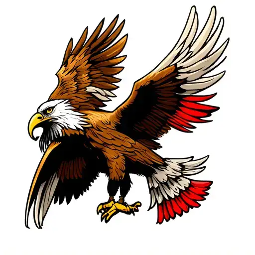 Polish Eagle tattoo design idea