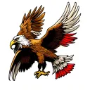Polish Eagle tattoo design idea