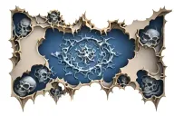 hell and heaven tattoo design idea