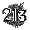 213 number designs cholo inspired tattoo design idea