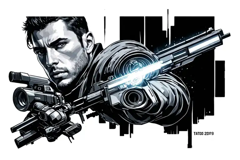 Blade Runner 2049 tattoo design idea