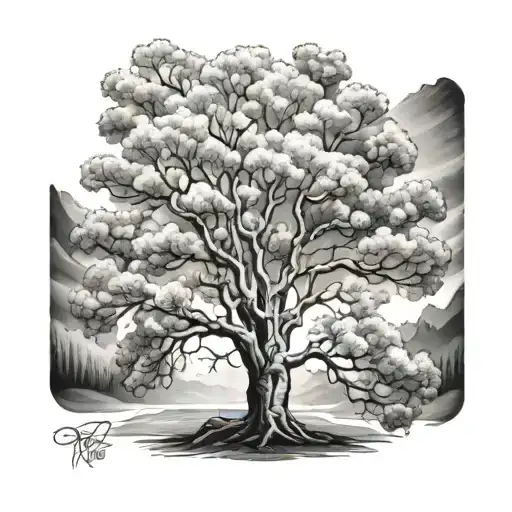 Aspen Tree tattoo design idea