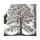 Aspen Tree tattoo design idea