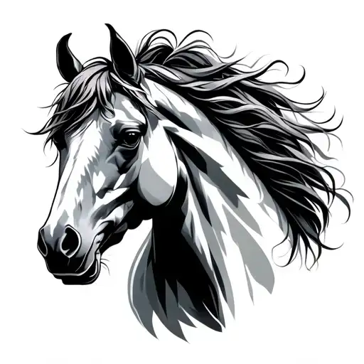 Pale Horse tattoo design idea