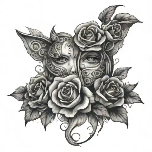 831 i love you tattoo design idea