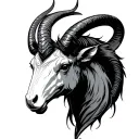capricorn belial tattoo design idea