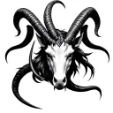 capricorn belial tattoo design idea