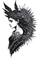 hecate goddess tattoo design idea