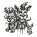 Fnaf tattoo design idea