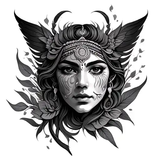 Kirtimukha Tattto Idea tattoo design idea