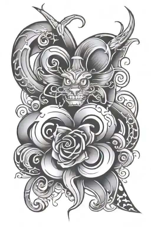 lucky 13 tattoo design idea