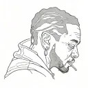 Kendrick Lamar tattoo design idea