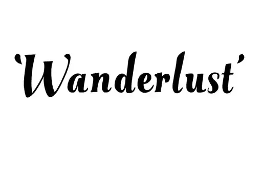 "Wanderlust" tattoo design idea