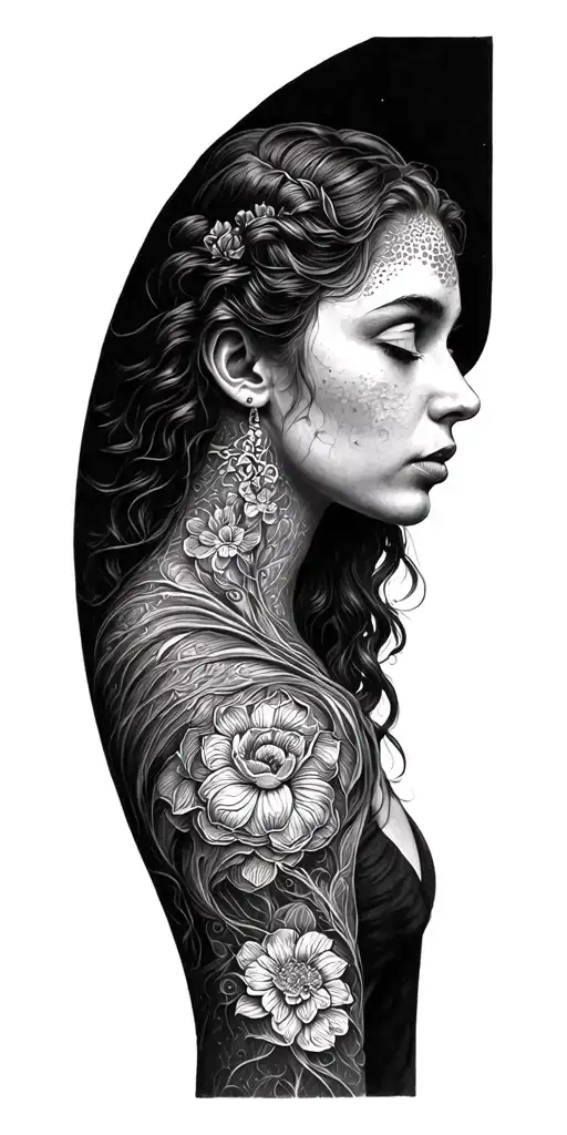 7 days of creation tattoo design idea