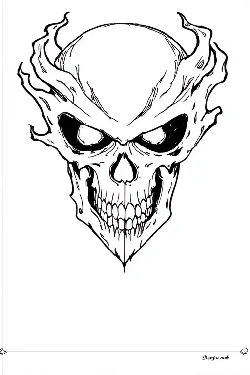 Shinigami Notebook of Death God tattoo design idea