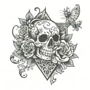Love is pain  tattoo design idea