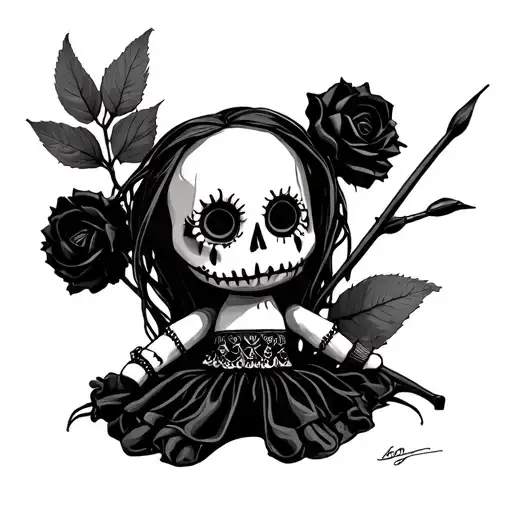 Voodoo Doll tattoo design idea