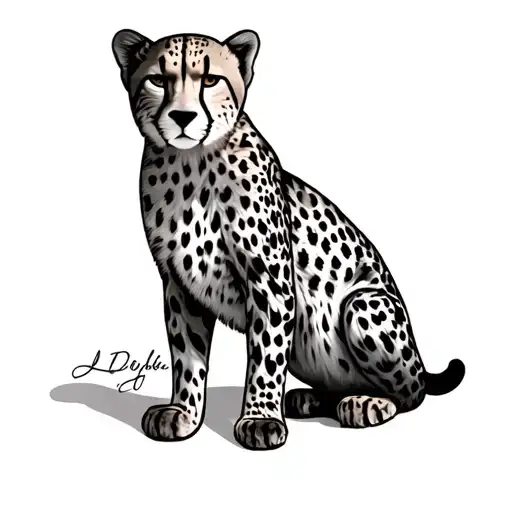 Cheetah Print tattoo design idea