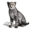 Cheetah Print tattoo design idea