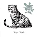 Cheetah Print tattoo design idea