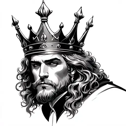 King Baldwin 4 tattoo design idea
