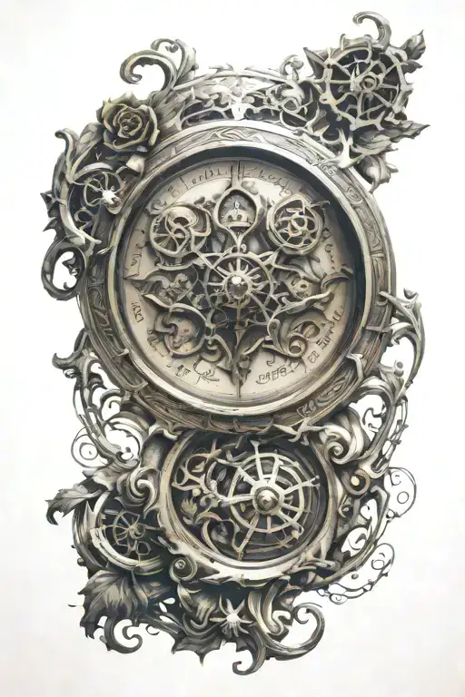 wheel of time tattoo design idea