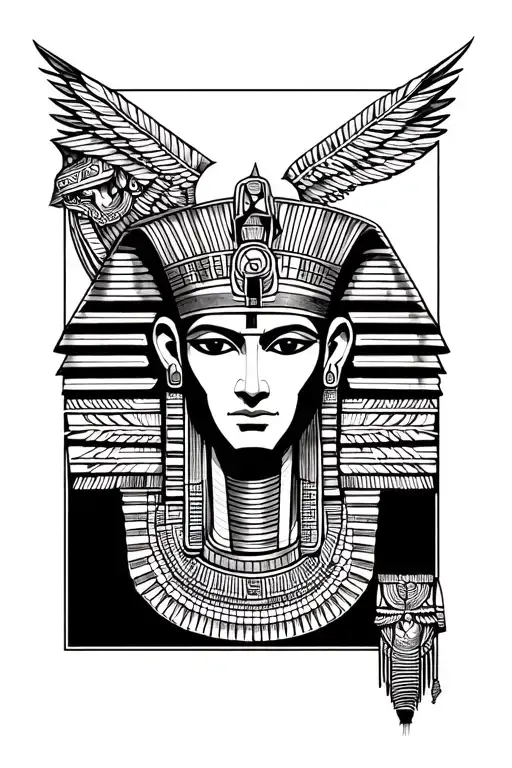 Seth Egyptian God tattoo design idea