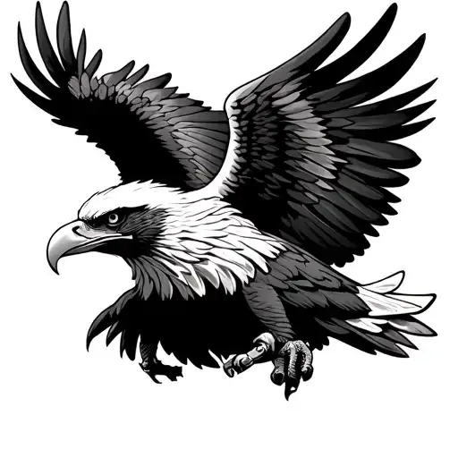Harley Eagle tattoo design idea