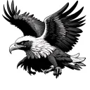 Harley Eagle tattoo design idea