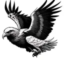 Harley Eagle tattoo design idea
