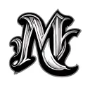 mercury word in caligraphy tattoo design idea