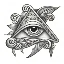 eye of horus tattoo design idea