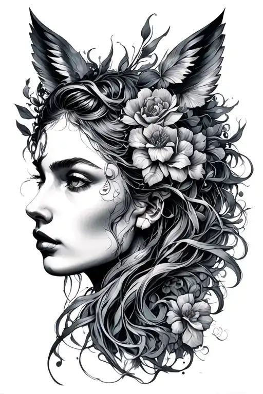 Alba and Neus tattoo design idea