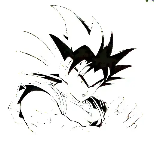 goku ultra instinct tattoo design idea