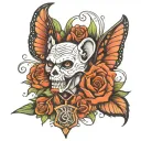 In memory of Grandpa Mike cross tattoo design idea